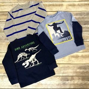 Boys Name Brand L/S T-Shirts (Lot of 3) - sz6